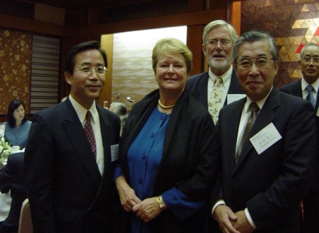 ブルントラント氏と松下教授